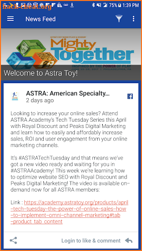 Astra Toy screenshot