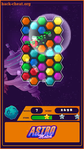 Astro Hexa Match screenshot