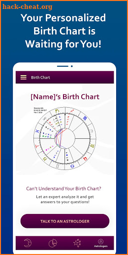 Astrology chart screenshot