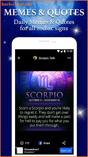 Astrology Daily Horoscope 2018 for 12 Zodiac Signs screenshot