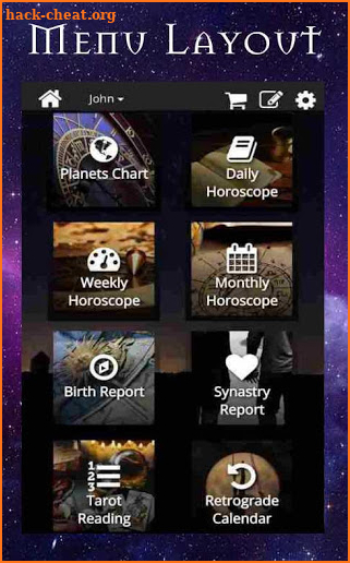 AstroMatrix Birth Chart Synastry Horoscopes screenshot