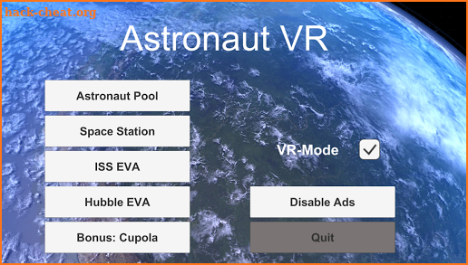 Astronaut VR Google Cardboard screenshot