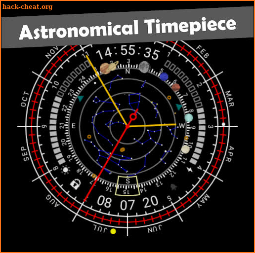 Astronomical Clock (Watchface) screenshot