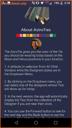 AstroTies screenshot
