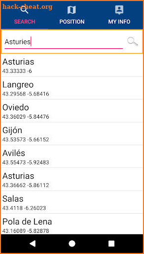 Asturies GPS Map Navigator screenshot