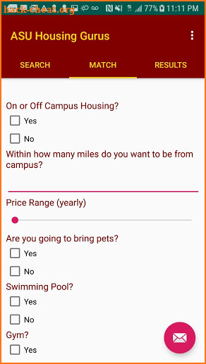 ASU Housing Gurus screenshot