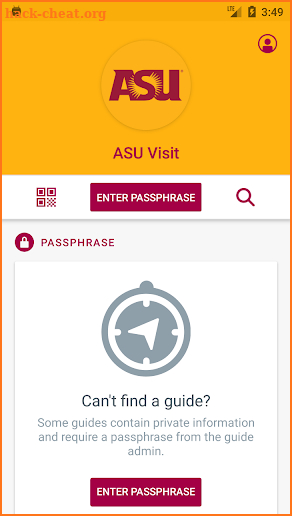 ASU Visit screenshot