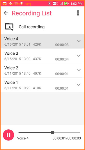 ASUS Sound Recorder screenshot