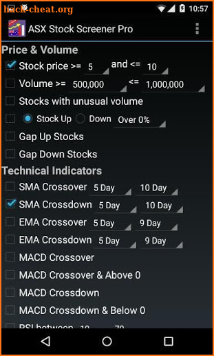 ASX Stock Screener Pro screenshot
