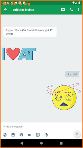 AT emojis screenshot