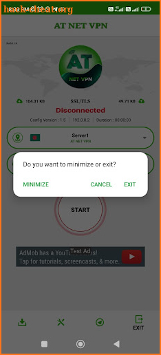AT NET VPN screenshot