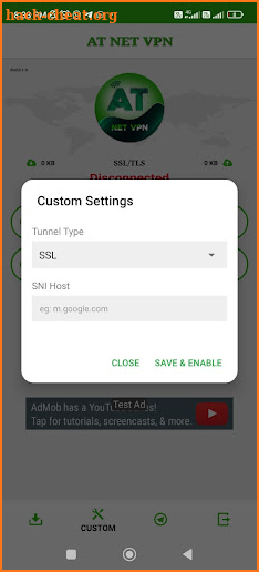 AT NET VPN screenshot