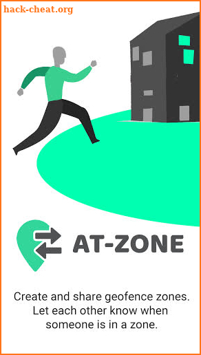 AT-ZONE. Geofence sharing and management service screenshot