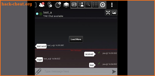 ATAK Plugin: TAK Chat screenshot
