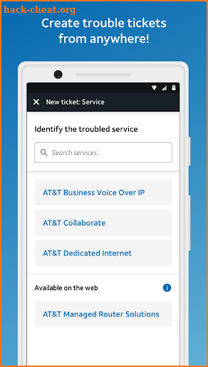 AT&T BizCenter screenshot