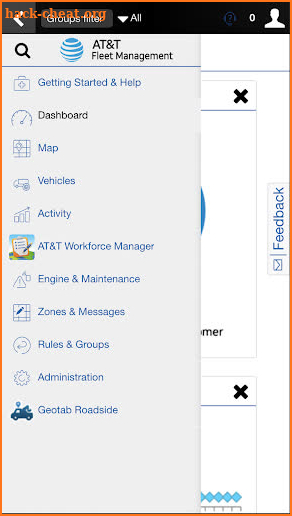 AT&T Fleet Management screenshot