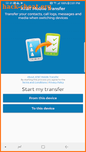 AT&T Mobile Transfer screenshot