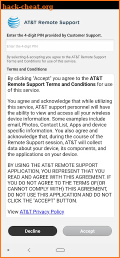 AT&T Remote Support for LGE screenshot