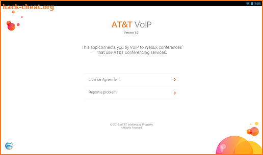 AT&T VoIP screenshot