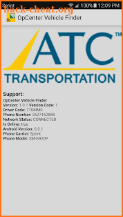 ATC OpCenter Vehicle Finder screenshot
