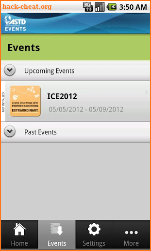 ATD Events screenshot