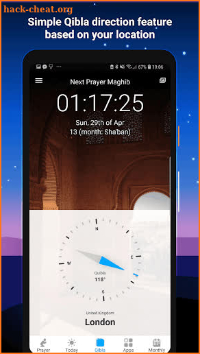 Athan Pro - Azan & Prayer Times & Qibla screenshot