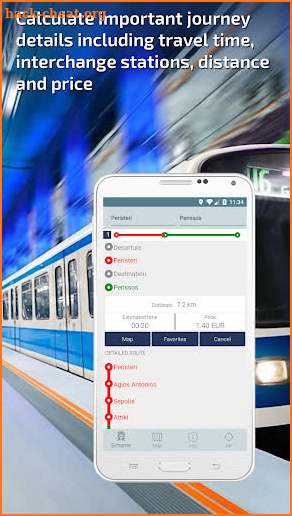 Athens Metro Guide & Subway Ma screenshot
