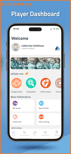 athlete one + screenshot