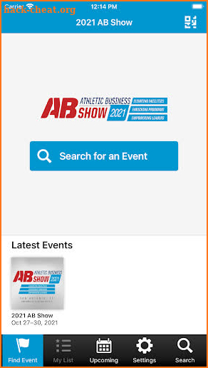Athletic Business Show 2021 screenshot