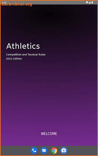 Athletics Rule Book screenshot