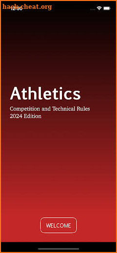 Athletics Rule Book 2024 screenshot