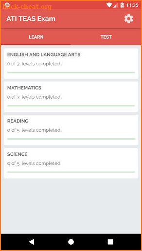 ATI TEAS Practice Test 2020 screenshot