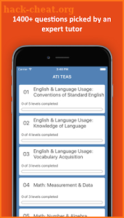 ATI® TEAS 6 Practice Test 2018 Edition screenshot