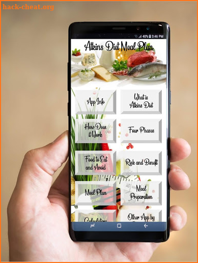 Atkins Diet Meal Plan screenshot