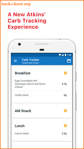 Atkins® Carb Counter & Meal Tracker screenshot