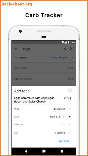 Atkins® Carb Counter & Meal Tracker screenshot