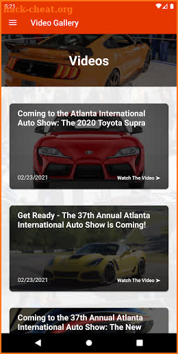 Atlanta Auto Show screenshot