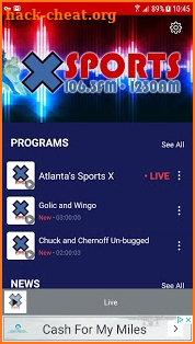 Atlanta’s Sports X screenshot