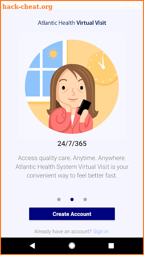 Atlantic Health Virtual Visit screenshot