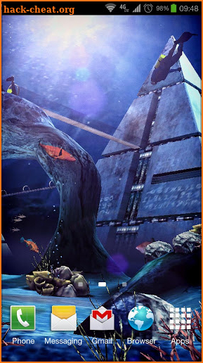 Atlantis 3D Pro Live Wallpaper screenshot