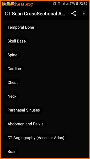 Atlas of CT Anatomy screenshot