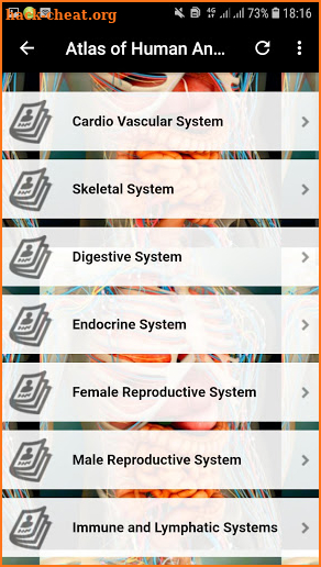 Atlas of Human Anatomy Offline screenshot