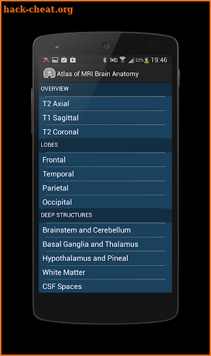 Atlas of MRI Brain Anatomy screenshot