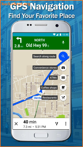 Atlas Transportation, Earth GPS Maps, Route Finder screenshot