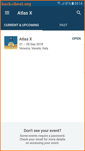 Atlas X screenshot