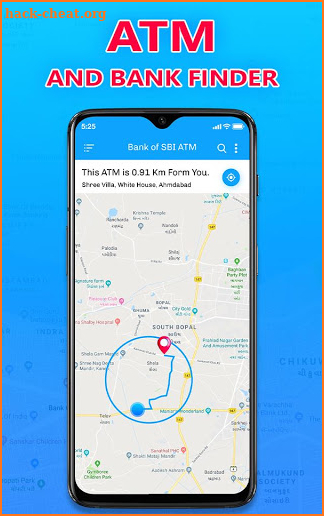 ATM and Bank Location Finder screenshot