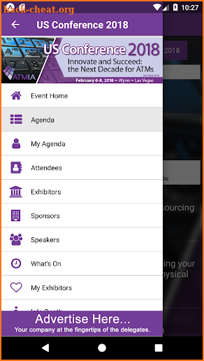 ATMIA Conferences screenshot