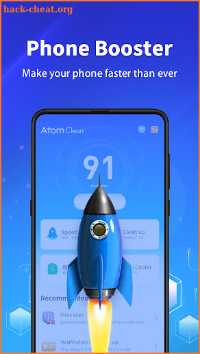 Atom Clean-Booster, Antivirus screenshot