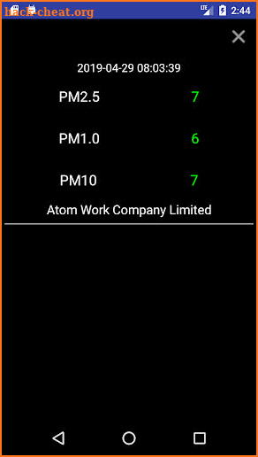 Atom Dust Sensor screenshot
