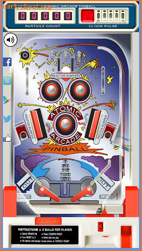 Atomic Arcade Pinball Machine screenshot